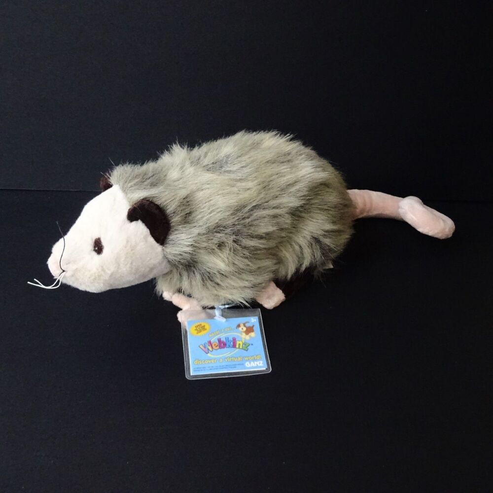 Webkinz Opossum HM469 Plush Stuffed Animal w/ Sealed Unused Code Tag
